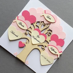 Hot Geldgeschenk zur Konfirmation, Karte zur Konfirmation Mädchen,Geschenk Konfirmation Mädchen, Klappkarte, personalisiert Glückwunschkarten