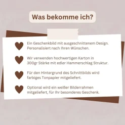 Sale Geldgeschenk zur Taufe für Mädchen und Jungen - Taufgeschenk personalisiert Namen & Datum - Bilderrahmen Geldgeschenke