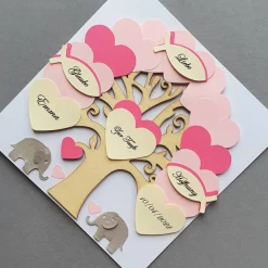 Discount Geldgeschenk zur Taufe, Karte zur Taufe Mädchen,Taufgeschenk Mädchen, Geschenk zur Taufe, Klappkarte personalisiert Glückwunschkarten