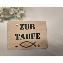 Discount Geldgeschenk zur Taufe, Kommunion, Konfirmation aus 3 mm Sperrholz mit Kartonhintergrund Geldgeschenke