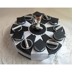 Best Geldgeschenk/Geldgeschenktorte/Schachteltorte zur Promotion/für eine Abiturientin, 23 cm Ø Geschenke