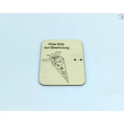 Online Geldgeschenkkarten aus Holz / Einschulung / Wunscherfüller / Gutschein Kinder Einschulung