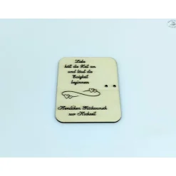 Discount Geldgeschenkkarten aus Holz / Hochzeit / Glückwünsche / Wunscherfüller / Gutschein Geldgeschenke