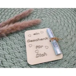 Best Geldgeschenkkarten aus Holz / Einschulung / Wunscherfüller / Gutschein Kinder Einschulung