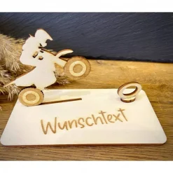 Online Geldscheinhalter Enduro, Motorrad, Geburtstag, Führerschein, Geschenk, Wunschtext, Personalisierbar Geschenke