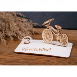 Geschenke|WoodyfyKreativ Geldscheinhalter Freestylebike, Fahrrad, Geldgeschenk, Geburtstag, Rad, Geschenk, Wunschtext, Personalisierbar