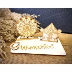 Sale Geldscheinhalter Freizeitpark, Erlebnispark, Geldgeschenk, Geschenk, Wunschtext, Personalisierbar Geschenke