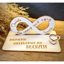 Clearance Geldscheinhalter Hochzeit, Hochzeitspaar, Herz, Unendlich, Infinity, Geldgeschenk, Geschenk, Wunschtext, Personalisierba Geschenke