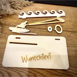 Discount Geldscheinhalter Kitesurfer, Surfen, Surfer, Wasser, Geldgeschenk, Geburtstag, Geschenk, Wunschtext, Personalisierbar Geschenke