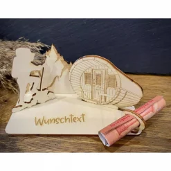 Sale Geldscheinhalter Sauna, Wellness, Wandern, Berge, Erholung, Entspannung, Geldgeschenk, Geburtstag, Geschenk, Wunschtext, Geschenke