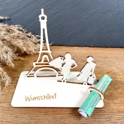 Best Geldscheinhalter Shopping, Paris, Eiffelturm, Frankreich, Weltreise,, Geldgeschenk, Geburtstag, Geschenk, Wunschtext, Pe Geschenke