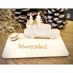 Discount Geldscheinhalter Weihnachtswichtel, Wichtel, Weihnachtsmann, Weihnachten, Nikolaus, Geldgeschenk, Geschenk, Wunschtext, Geschenke