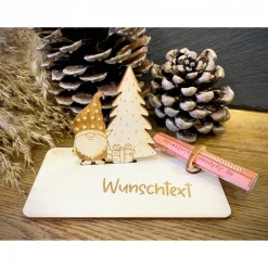Best Geldscheinhalter Weihnachtswichtel, Wichtel, Weihnachtsmann, Weihnachten, Nikolaus, Geldgeschenk, Geschenk, Wunschtext, Geschenke