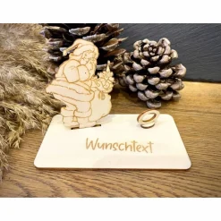 Geldgeschenke|WoodyfyKreativ Geldscheinhalter Weihnachten, Weihnachtsmann, Nikolaus, Geldgeschenk, Geburtstag, Geschenk, Wunschtext, Personalisierbar