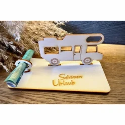 Discount Geldscheinhalter Wohnmobil, Alkoven, Camping, Urlaub, Geburtstag, Geschenk, Wunschtext, Personalisierbar Geschenke