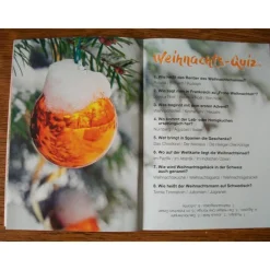 Best Geschenk Booklet , Büchlein, Taschenbuch mit Geschenkkarte -   "Endlich wieder Weihnachten" Geschenke