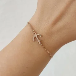 Clearance Geschenk Brautmutter – Edles Anker Armband aus Edelstahl – Brautmama Schmuck zur Hochzeit Gastgeschenke