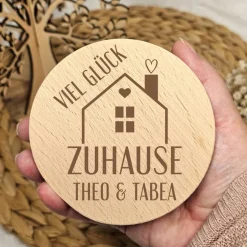 Sale Geschenk Einzug neues Zuhause personalisiert mit Namen Naschglas Aufbewahrungsglas Süßigkeiten Geschenkverpackungen