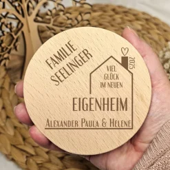 Sale Geschenk Einzug neues Zuhause personalisiert mit Namen Naschglas Aufbewahrungsglas Süßigkeiten Geschenkverpackungen