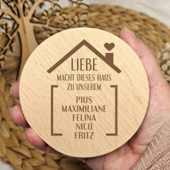 Sale Geschenk Einzug neues Zuhause personalisiert mit Namen Naschglas Aufbewahrungsglas Süßigkeiten Geschenkverpackungen
