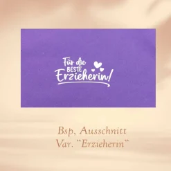 Online Geschenk für Erzieher / Erzieherinnen - Kleine Schultüte personalisierbar Kinder Danksagungskarten