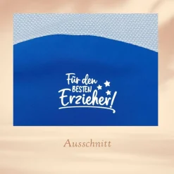 Outlet Geschenk für Erzieher / Erzieherinnen - Kleine Schultüte personalisierbar Blau Kinder Danksagungskarten