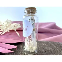 Dankeskarten|Blomidesign Geschenk Karte Tante/ Flaschenpost