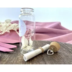 Dankeskarten|Blomidesign Geschenk Karte Tante/ Flaschenpost