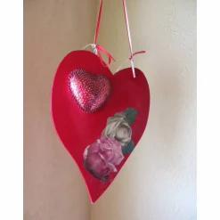 Clearance Geschenk mit Herz für die Mama, Oma, Freundin, Holzdeko Dekoration