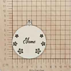 Online Geschenkanhänger Personalisiert Weihnachten Kugelform Advent Merry Christmas Geschenkdekoration DIY Geschenkeanhänger
