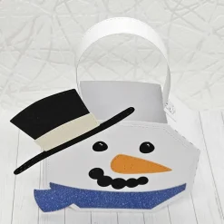 Sale Geschenkbox Schneemann mit Zylinder – Originelle Geschenkverpackung für kleine Überraschungen Geschenkverpackungen
