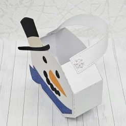 Sale Geschenkbox Schneemann mit Zylinder – Originelle Geschenkverpackung für kleine Überraschungen Geschenkverpackungen