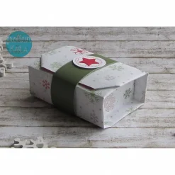 Geschenkverpackungen|Manufaktur Karla Geschenkboxl "Schneeflocke" aus der