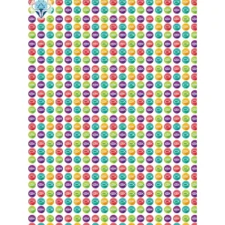 Sale Geschenkpapier Fisch Jesus Love, 10 Papierbogen für Christliche Feste, Kommunion und Konfirmation Geschenkverpackungen