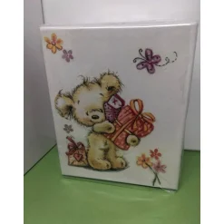 Outlet Geschenkschachtel -Teddy bringt Geschenk- Geschenkverpackungen