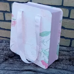 Hot Geschenkverpackung Geschenktasche Geschenkbox, 2 Größen, rosa oder hellblau Geschenkverpackungen