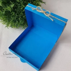 Geldgeschenke|CreativAnita Geschenkverpackung Pizzabox Türkis zur Kommunion, Konfirmation, Firmung, Taufe