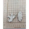 Best Gespenster 17-Teile Holz zum Basteln Dekorieren Tischstreu Streu Geburtstage Halloween Gothic Jubiläum DIY Monster & Gespenster