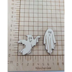 Best Gespenster 17-Teile Holz zum Basteln Dekorieren Tischstreu Streu Geburtstage Halloween Gothic Jubiläum DIY Monster & Gespenster