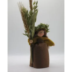 Discount Getreidemädchen - handgefertigtes  Blumenkind - Jahreszeitentisch - Waldorf Art - Art.Nr. HE5 Herbst