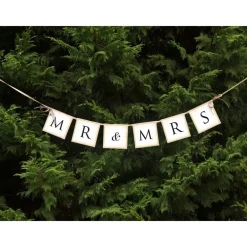 Sale Girlande Banner MR. & MRS. Hochzeitsdekoration -  Vintage Accessoires