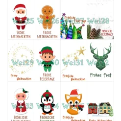Sale Glücksbringer Schneemann aus Holz – Handgemachter Geschenkanhänger mit Charakter Weihnachtskarten