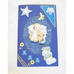 Best Glückwünschkarte, Babykarte zur Geburt eines Jungen, Taufe Glückwunschkarten