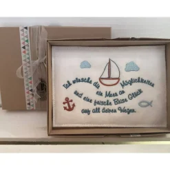 Best Glückwunschkarte aus Filz, Geldgeschenk, Geschenkbox, .., zur Geburt, Taufe, Kommunion,Schulanfang... Geschenke