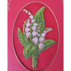 Glückwunschkarten|Handmade by Svetlana Glückwunschkarte, Gestickte Grußkarte, Klappkarte, Handarbeit