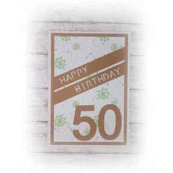 Glückwunschkarten|Kleines Kreativ-Stübchen Glückwunschkarte "Happy Birthday" mit Wunschzahl   |   Handmade