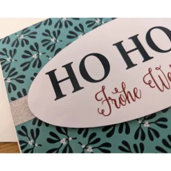 Best Glückwunschkarte zu Weihnachten - Ho Ho Ho   Frohe Weihnachten Weihnachtskarten
