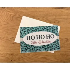 Best Glückwunschkarte zu Weihnachten - Ho Ho Ho   Frohe Weihnachten Weihnachtskarten