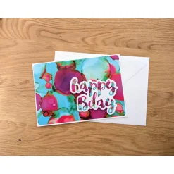 Discount Glückwunschkarte zum Geburtstag - Happy Bday Glückwunschkarten