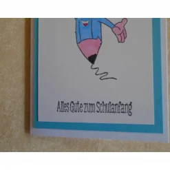 Hot Glückwunschkarte zur Einschulung Schulanfang Jungen Schulkarte Schule Einschulungskarte Kinder Glückwunschkarten